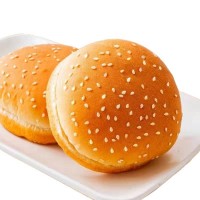 整件商用漢堡胚半成品材料即食早餐胚面包胚工廠直發批發奶香糕點