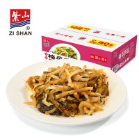 紫山香辣梅菜筍絲雪咸菜醬菜下拌飯菜80g*30特產整箱早佐餐下酒菜