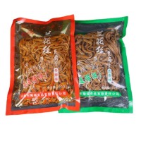 廠家直供批發(fā)豆腐絲250g鹵香豆腐干四川產(chǎn)豆制品蘭花絲麻辣味